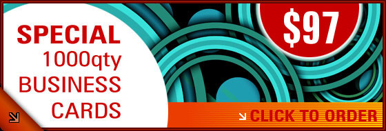 Business Cards Specials North Queensland.